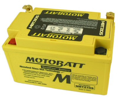 MotoBatt Quadflex Battery 12v 10ah